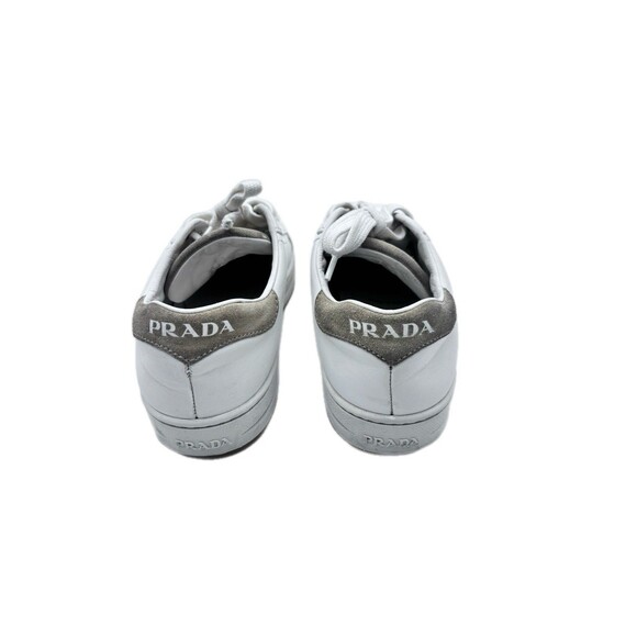LUXURY PRADA DOWNTOWN SNEAKERS SHOES  BEIGE SUEDE Size 36 main image 4